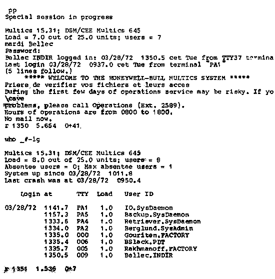 model 37 TTY output